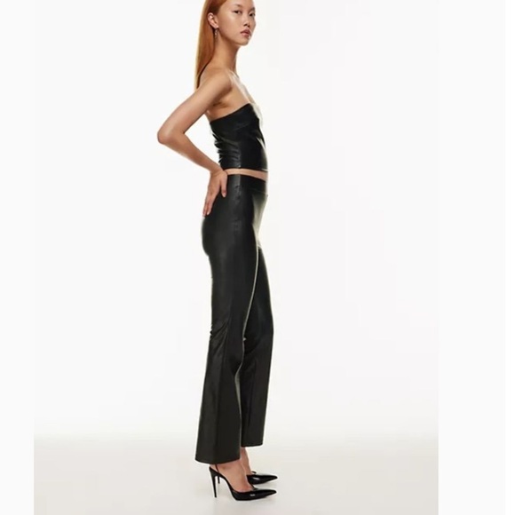 Aritzia TEN by Babaton Faux Leather Tube Top - Picture 3 of 9
